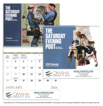 The Saturday Evening Post Wall Calendar - Spiral